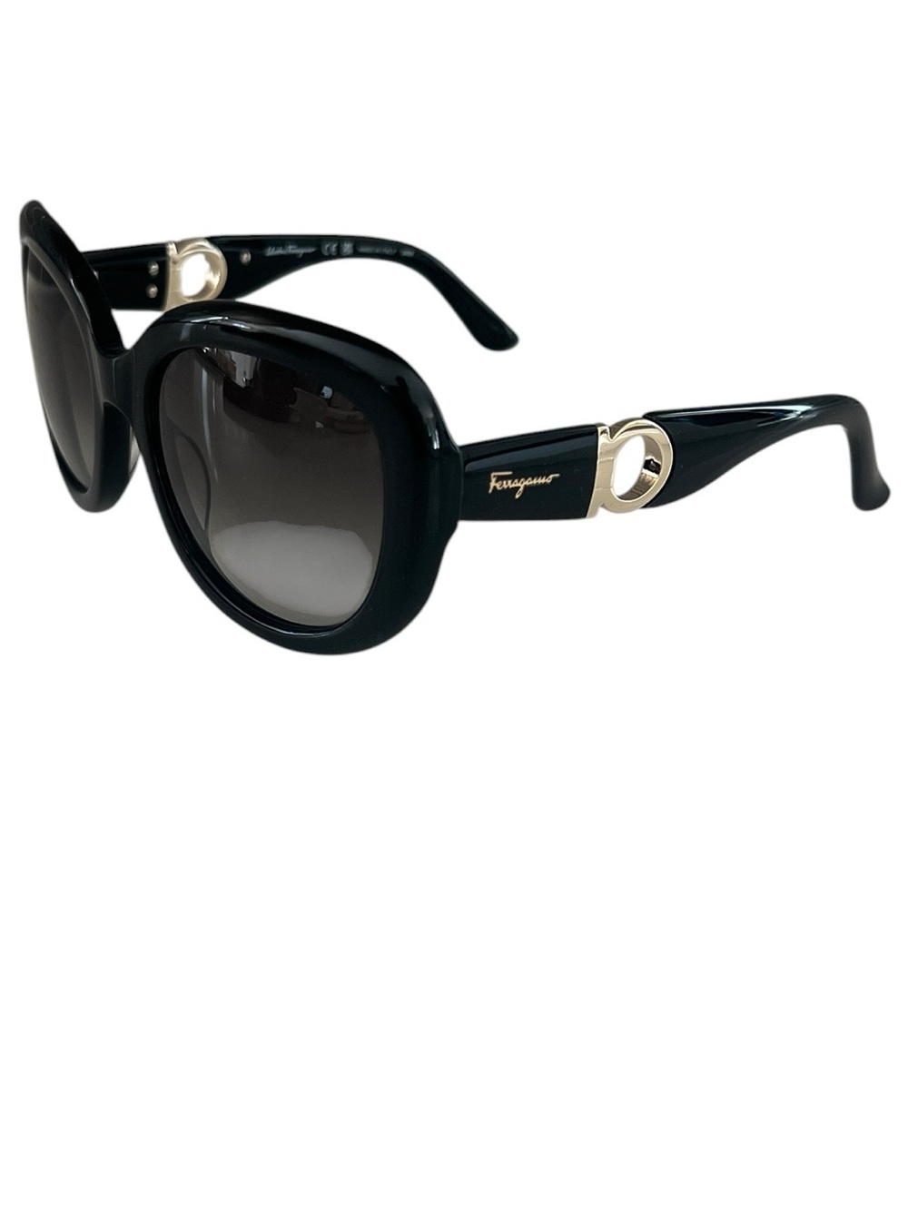 SALVATORE FERRAGAMO SF727S-001-53 Sunglasses Size 53mm 135mm 20mm black NEW - Picture 2 of 10